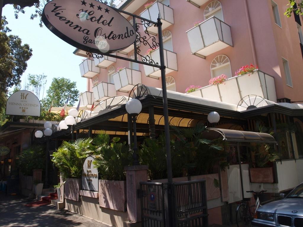 Hotel Vienna Ostenda e Ristorante il Danubio Rímini Exterior foto