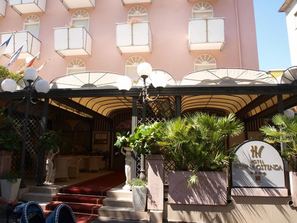 Hotel Vienna Ostenda e Ristorante il Danubio Rímini Exterior foto